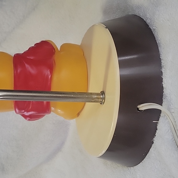 Winnie The Pooh 3 Way Lamp 1977.  All Lights Work. Dolly Toy Company - Picture 6 of 16